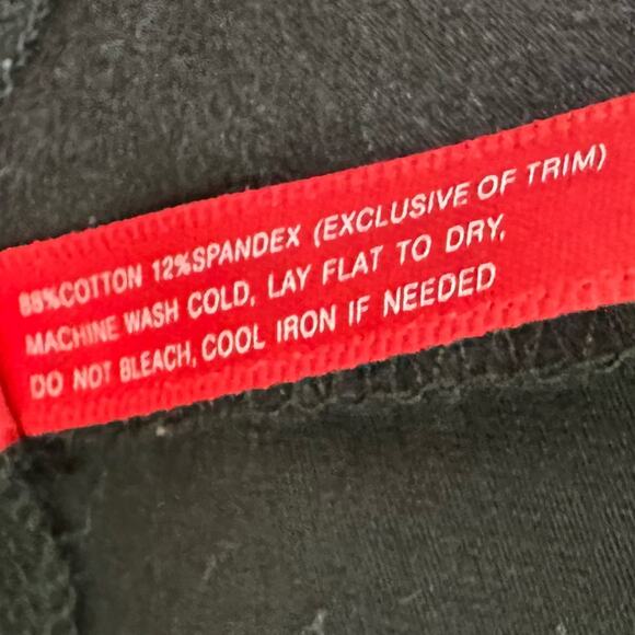 Ruby Ribbon RR LARGE Black White Trim Tuxedo Capri Leggings Celestial Collection - Picture 4 of 9